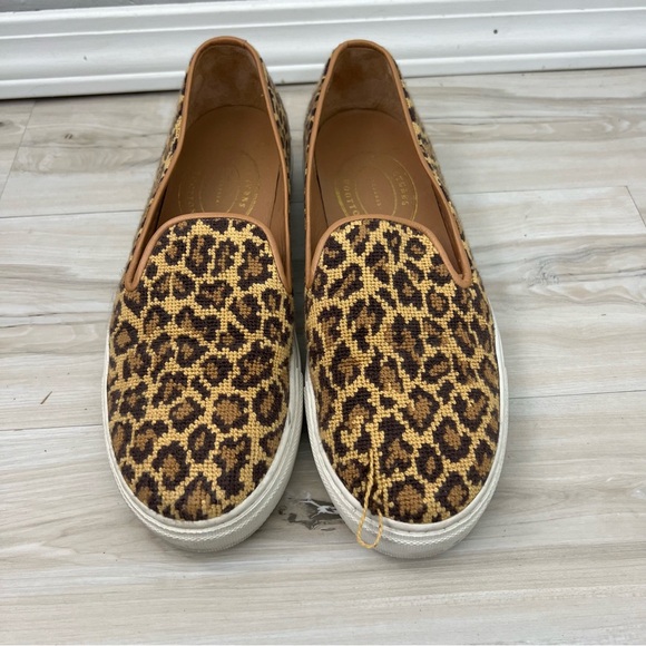 Stubbs & Wootton Shoes - Stubbs & Wootton Slip On Leopard Print Loafers Flaw